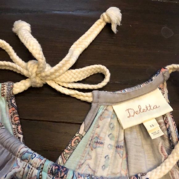 Anthropologie colorful halter tank - Picture 2 of 3